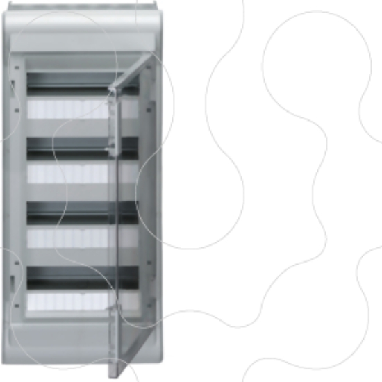 Imagem de vector estanque IP55 4 filas 48M