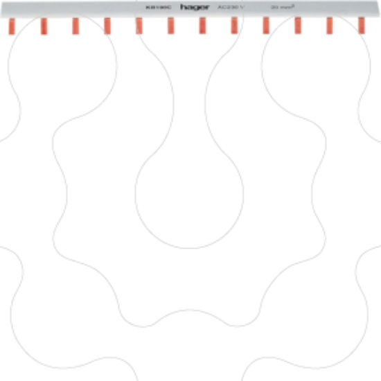 Imagem de Pente de lig. 1P 100A pont. 20mm2 24M