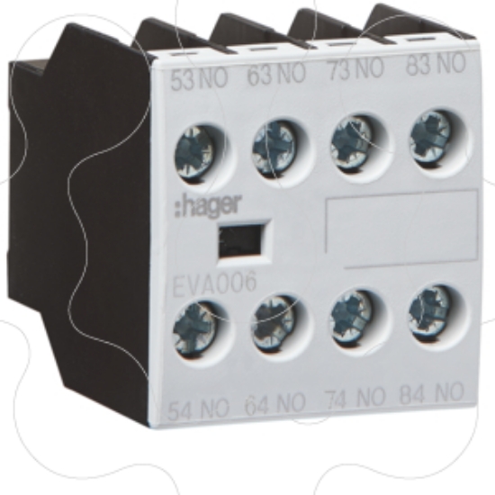 Imagem de Contacto Aux. ligação frontal 4NA