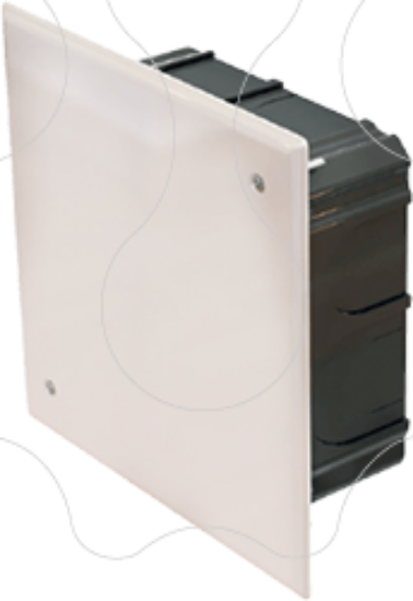 Imagem de Caixa de derivação agrupável com tampa 315A - para tijolo