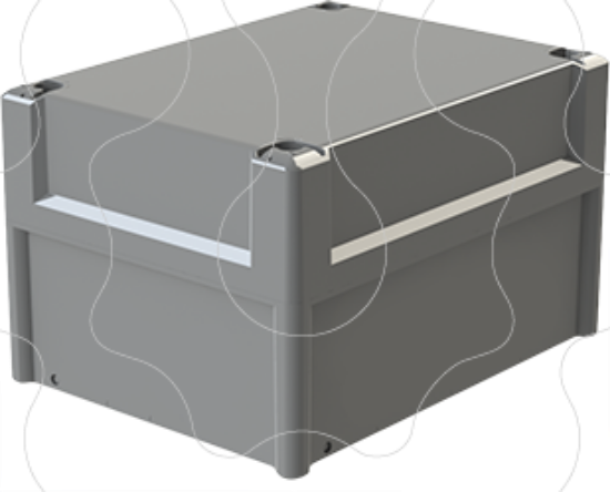 Imagem de Caixa estanque com paredes lisas e tampa alta J200 LTA BOXLINE