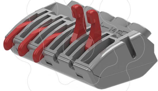 Imagem de SOLFLEX   Ligador rápido conductores rígidos e flexíveis 222 5 SOLFLEX