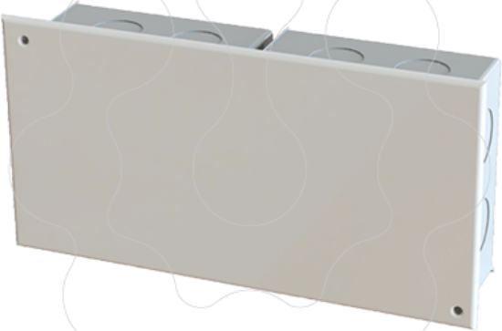 Imagem de Caixa de derivação dupla com tampa 315/2 - para tijolo