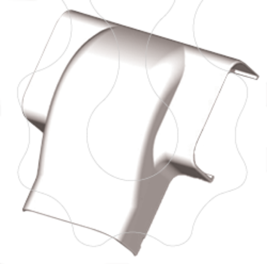 Imagem de Acessório FLUIDLINE ROUNDWAY - Derivação em T para curva de água 70x40