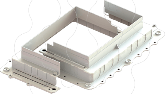 Imagem de Acessório para Caixa de chão - “Forma” para cimento para caixa de chão 4 e 8 módulos
