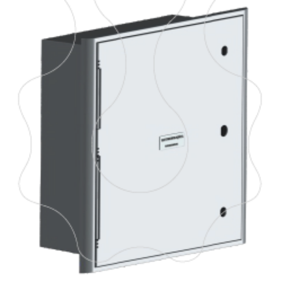 Imagem de Caixa tipo C exterior da rede colectiva de tubagens Coluna Caixa C1 Exterior   293 C1