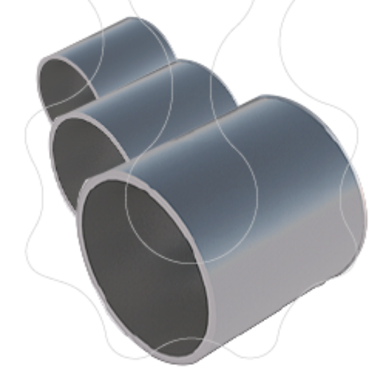 Imagem de União para tubo ERM e ERFE LH - U16