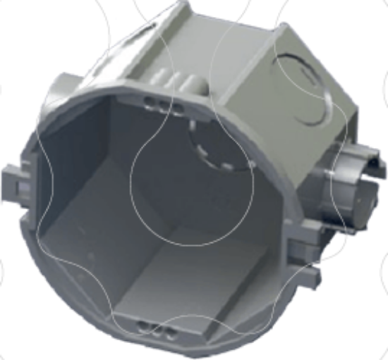 Imagem de Caixa de aparelhagem 319N - para tijolo