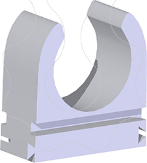 Imagem de Abraçadeira agrupável FIX SERIE 100 para cabos e tubos - 105