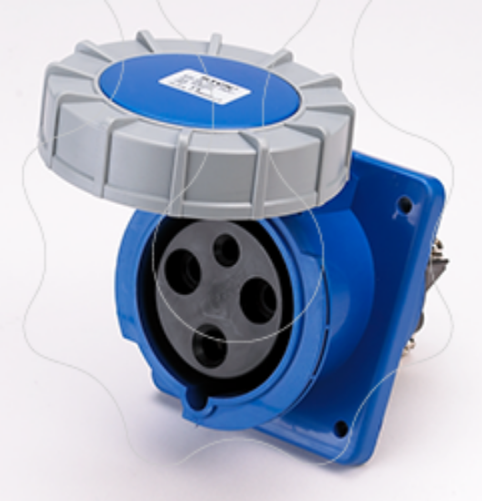 Imagem de Tomada Interior Industrial IP67 63 Ampere - Monofásica