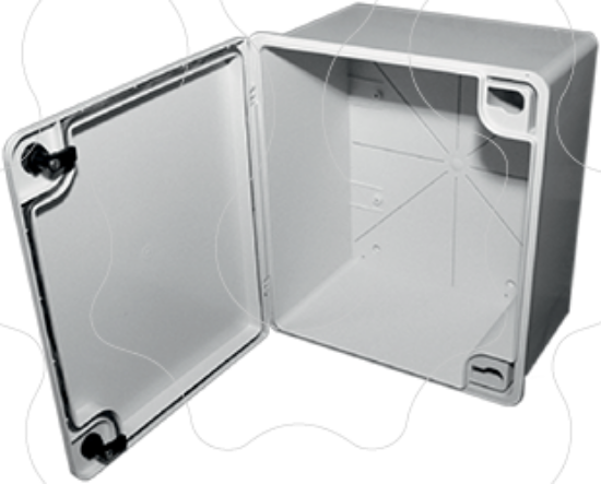 Imagem de Caixa estanque com paredes lisas MF 244 Série 200