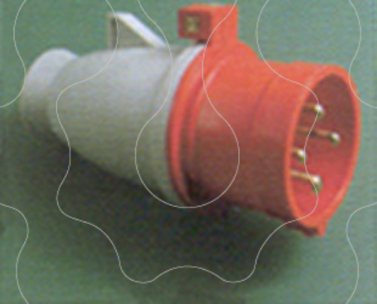 Imagem de Ficha Industrial IP44 para cabos de 13 - 20 mm2 / 32 Ampere - Trifásica