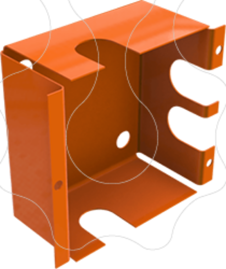 Imagem de Armadura metálica de protecção IK 10 para J100B F e J100S F J100SF MCP BOXLINE E90