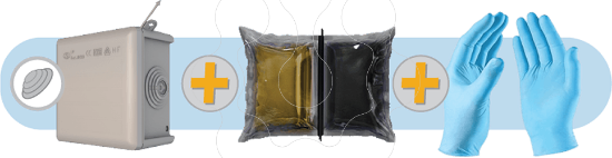 Imagem de Caixa Estanque para instalações especiais RESINA J80 BGA BOXLINE POWER RESIN