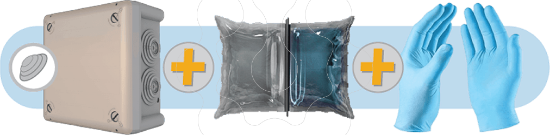 Imagem de Caixa Estanque para instalações especiais GEL J100 BGAK BOXLINE POWER GEL