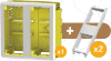 Imagem de Caixa de distribuição de encastrar pladur e para reboco   Caixa de encastrar 4 módulos 45x45
