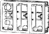 Imagem de Caixa de distribuição de encastrar pladur e para reboco   Caixa de encastrar 6 módulos 45x45