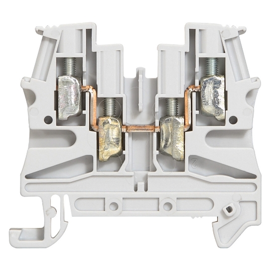 Imagem de BORNE 1LIG 2E/2S 4MM2/P6 CINZ