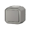 Imagem de Plexo IP 55 monobloco saliente - Comutador de escada, Cinzento