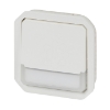 Imagem de Plexo IP 55 componível   Botão simples NA + NF luminoso porta etiqueta, Branco