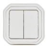 Imagem de Plexo IP 55 monobloco encastrar - Comando duplo multifunções, Branco