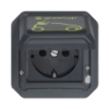 Imagem de Plexo IP 55 - Tomada Green'Up Access p/ veículos elétricos, Encastrar, Antracite