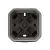 Imagem de Plexo IP 55 componível - Caixa saliente simples com bucins planos, Cinzento