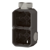 Imagem de Plexo IP 55 componível - Caixa saliente dupla para 2 x bucins ISO20, Antracite