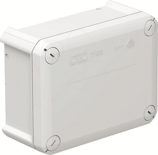 Imagem de Caixa de derivacao lisa 150x116x67 PP cinzento claro 7035