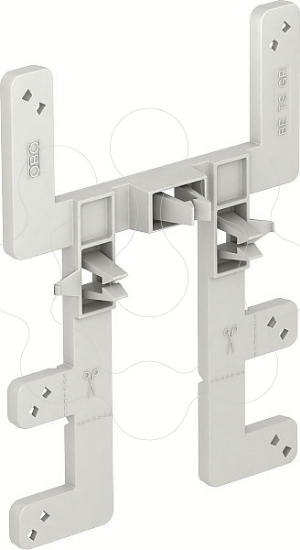Imagem de Suporte de caixa T60 T100 para caminho de cabos em varao 139x104mm PC cinzento claro