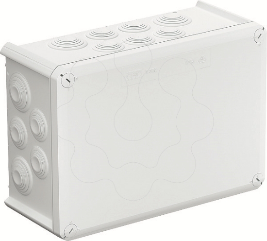 Imagem de Caixa de derivacao com entradas 285x201x120 PP/GF cinzento claro 7035