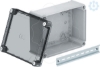 Imagem de Caixa de derivacao lisa com tampa alta transparente 240x190x115 PP/PC cinzento claro 7035