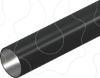 Imagem de Tubo metalico sem rosca O40 3000mm St PE50 preto 9005