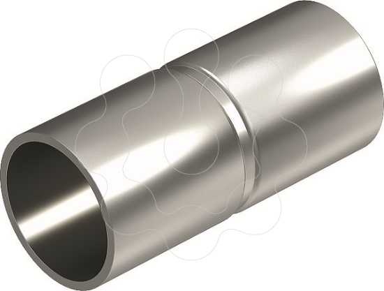 Imagem de Uniao de aco inox sem rosca O32mm V4A 1.4571 2B