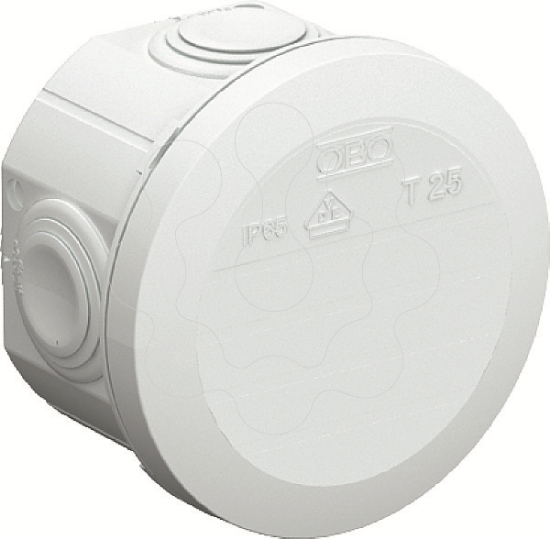 Imagem de Caixa de derivacao com entradas O80x51 PP cinzento claro 7035