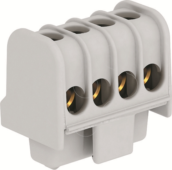 Imagem de Regua de bornes 16mm? PA cinzento claro