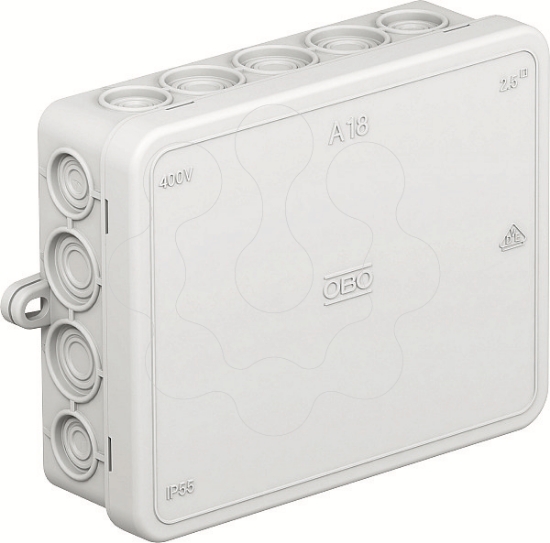 Imagem de Caixa de derivacao 125x100x38 PE cinzento claro 7035