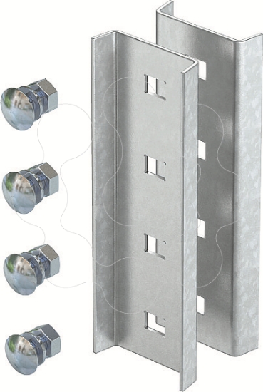 Imagem de Uniao de perfil I e parafusos 200x68 St FT