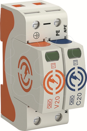 Imagem de Descarregador sobretensoes V20 1 polo com NPE 280V