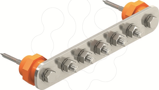 Imagem de Barra equipotencial BigBar / 5 conexoes 5xM10 A2 1.4301
