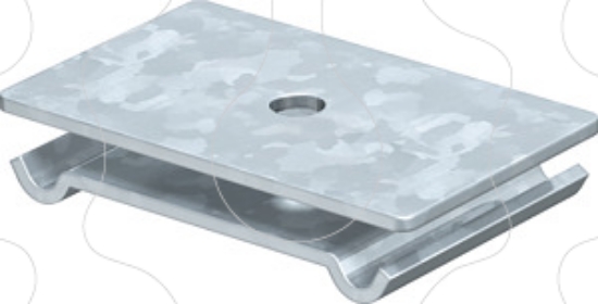 Imagem de Suspensao central para varao roscado M6 60x40 St FS