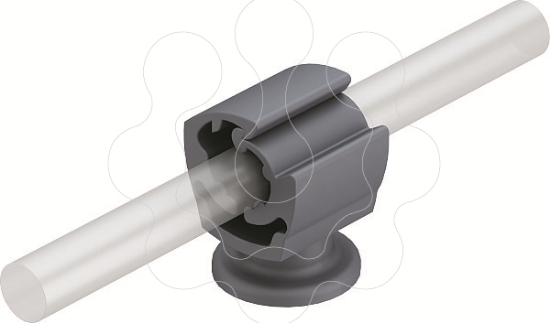 Imagem de Abracadeira 20mm PA cinzento