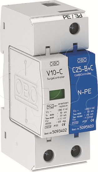 Imagem de Descarregador sobretensoes V10 versao unipolar com NPE 280V