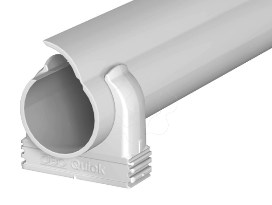Imagem de Conjunto Quick Pipe Quick Pipe+Abracadeira Quick M16 PVC cinzento claro 7035