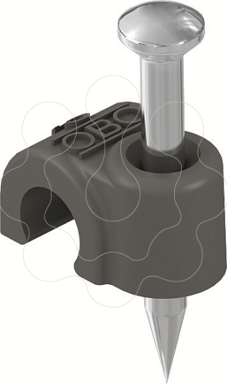 Imagem de Abracadeira de prego ISO 9mm L25 PP preto 9005