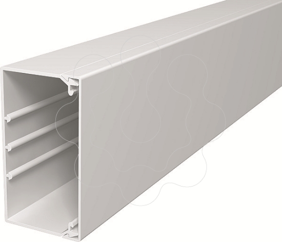 Imagem de Calha com base perfurada 60x110x2000 PVC branco puro 9010