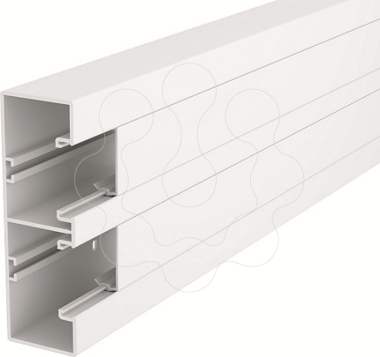 Imagem de Calha tecnica Rapid 45 2 vias 53x165x2000 PVC branco puro 9010