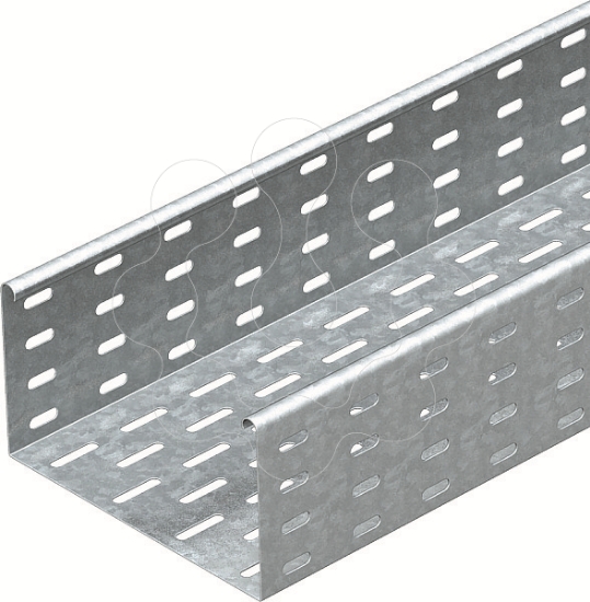 Imagem de Caminho de cabos em chapa MKS perfurado com uniao 110x100x3000 St FS