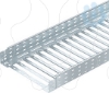 Imagem de Caminho de cabos em chapa MKSM perfurado uniao de encaixe 85x400x3050 St FS
