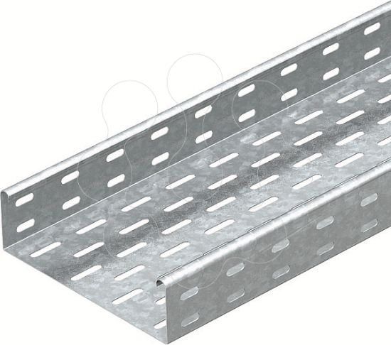 Imagem de Caminho de cabos em chapa MKS perfurado com conj. de unioes 60x300x3000 St FS
